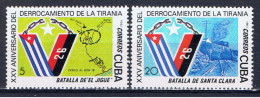 C+ Kuba 1983 Mi 2814-15 Mnh Batistaregime-Sturz - Nuovi