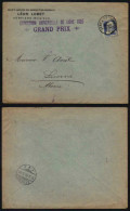 BELGIQUE - VERVIERS - GROSSE BARBE / 1906 PERFORE - PERFIN - FIRMENLOCHUNG SUR LETTRE (ref 765) - 1863-09