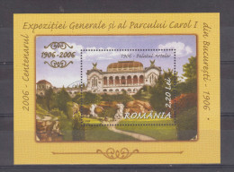 2006 -  Centenaire Expo. Général Et L´ Jardin Carol  Mi No Block 379 - Used Stamps