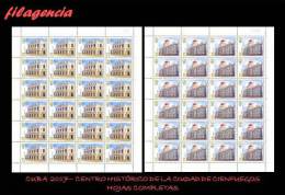 CUBA. PLIEGOS. 2007-12 HOMENAJE A LA CIUDAD DE CIENFUEGOS - Hojas Y Bloques