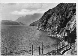 73 - LES ENVIRONS D' AIX LES BAINS - LA ROUTE DE LA CORNICHE ET LE LAC DU BOURGET - 1962 - Aix Les Bains