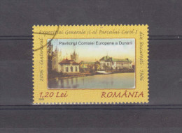 2006 -  Centenaire Expo. Général Et L´ Jardin Carol  Mi No 6080 Et Yv No 5106 Pavillon Commission Du Danube - Used Stamps