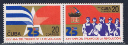 C+ Kuba 1984 Mi 2817-18 Mnh Revolution - Neufs