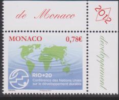 Monaco Mi 3088 - United Nations Conference On Sustainable Development - Rio + 20 - 2012 * * - Unused Stamps