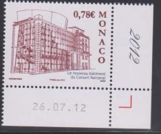 Monaco Mi 3099 Building Of The National Council (Monaco-Ville) * * 2012 - Unused Stamps