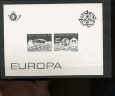 1992  Europa  Feuillet Noir  De L'agenda De La Poste - Feuillets N&B Offerts Par La Poste [ZN & GC]