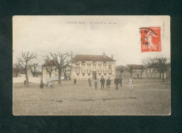 Veron (89) - Mairie Et Ecole ( Animée Colorisée Ed. Chabrillac) - Veron