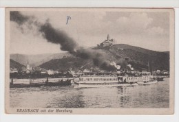 ALLEMAGNE    /    BRAUBACH  Mit  MAXBURG - BATEAU - Braubach