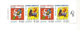 GRECIA - GREECE -  2002 Eurostamps - Circus - EUROPA IL CIRCO - LIBRETTO - BOOKLET - NUOVO ** MNH - Markenheftchen