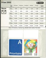 DANIMARCA 2002 Eurostamps - CIRKUS - Circus - EUROPA IL CIRCO - LIBRETTO - BOOKLET - NUOVO ** MNH - Postzegelboekjes