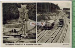 Oberweißbacher Bergbahn, Verlag: Richard Zieschank, Rudolstadt,   POSTKARTE, Erhaltung: I-II, Unbenutzt - Oberweissbach