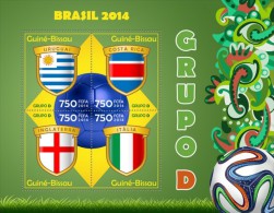 Guinea Bissau. 2014 Football. Brazil 2014. Group D. (304a) - 2014 – Brazil