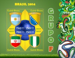 Guinea Bissau. 2014 Football. Brazil 2014. Group F. (306a) - 2014 – Brésil