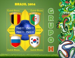 Guinea Bissau. 2014 Football. Brazil 2014. Group H. (308a) - 2014 – Brazil