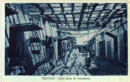 1792  Postal  Tetuan  Español  Calle Típica  De Babucheros - Melilla