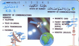 KOWEIT SATELLITE PARABOLE KD5 UT RARE - Koeweit