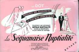 Buvard Assurance La Séquanaise Nuptialité - Banque & Assurance