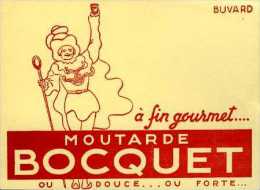 Buvard Moutarde Bocquet - Moutardes