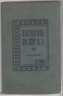 HISTORIQUE DU  330 éme  RI  GUERRE 1914-1918   ( Imprimerie J.LECHEVREL , Mayenne ) - War 1914-18