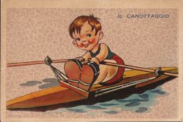 CANOTAGGIO AVIRON ROWING RUDERN REMO SPORT BAMBINI 1940 - Aviron