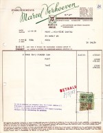 Articles Pour Papeterie - M. Verhoeven - Rue Montagne Aux Herbes Potagères Brux. > Peer 1958 - 1950 - ...