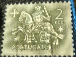 Portugal 1953 Medieval Knight 2esc - Used - Nuevos