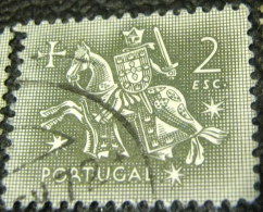 Portugal 1953 Medieval Knight 2esc - Used - Ungebraucht