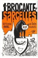 QUENTIN  -  SARCELLES  1ere BROCANTE 1982  CHAT - Quentin