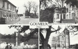 PICARDIE - 60 - OISE - GOUVIEUX - CHAUMONT - Carte Multivues  CPSM PF NB - Gouvieux