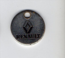 Jeton  De  Caddie  Automobile  Renault  Verso  MONTBELIARD, BELFORT - Trolley Token/Shopping Trolley Chip