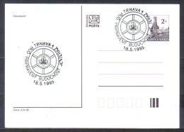 Slovakia Postal Card Special Cancellation Scouting Trnava 1995 - Covers & Documents