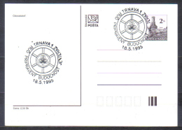 Slovakia Postal Card Special Cancellation Scouting Trnava 1995 - Lettres & Documents