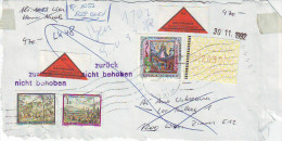 539k: Österreich ATM- Ausgabe 2 (Posthorn 1988), Briefvorderseite Der 20.50 ATS, Portogerecht - Varietà & Curiosità