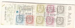 Finland & Brazões Filandeses 1987 (999) - Markenheftchen