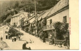 DEVON - LYNMOUTH - QUAY STREET Dv695 - Lynmouth & Lynton