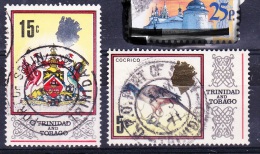 TRINITAD ET TOBAGO  OBLIT.  3 TIMBRES  TB - Trinité & Tobago (1962-...)