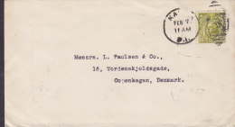 Philippines WARNER, BARNES & Co., Ltd MANILA 1925 Cover Lettre To Denmark 16 Centavos Stamp (2 Scans) - Filippine