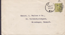Philippines WARNER, BARNES & Co., Ltd MANILA 1925 Cover Lettre To Denmark 16 Centavos Stamp (2 Scans) - Philippines