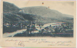 01, Ain, Seyssel Et Le Rhône, A Circulé En 1901, Dos Simple, Bon état, Imprimerie Alsacienne Strasbourg, Génie - Seyssel