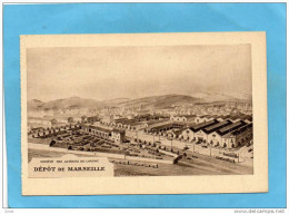 MARSEILLE-DEPOTS DES ACIERIES DE LONGWI-batiments Et Perspectives De La Ville -années1910- 20 - Quartiers Nord, Le Merlan, Saint Antoine