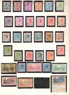 MONACO, 1923-1933,Série * / O , Armoiries Prince Louis II / Vue , Yvert N° 73/ 103 Sauf 102 Sur Page Album,TB,cote 100 E - Lots & Serien