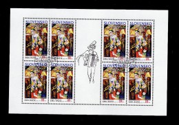 Bloc 8 Timbres Europa 2002 Oblitéré YT 368 Cirque/ Sheet Europa 2002 Used Mi 424 Circus - Used Stamps