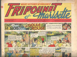 Fripounet Et Marisette Le Secret De La Goule Rouge N°39 (16 ème Année) Du 23/09/1956 (belles Histoires De Vaillance) - Fripounet