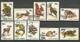 Romania ; 1993 Mammals - Oblitérés