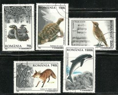 Romania ; 1996 Animals - Oblitérés