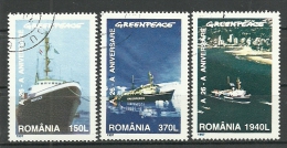 Romania; 1997 26th Anniv. Of Greenpeace - Oblitérés