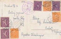 I5732 - Germany (1922) München (postmark + Foto: Gruss Vom Oktoberfest 1922) ! - Bières