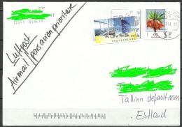 DEUTSCHLAND 2014 Brief Nach Estland Estonia Estonie W.W.F. Nebenstempel - Covers & Documents