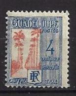 GUADELOUPE. Taxe No 26  X. - Unused Stamps