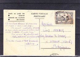 Congo Belge - Carte Postale De 1934 - Oblitération Albertville - Exp Vers La Belgique - Arlon - Briefe U. Dokumente